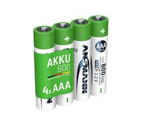 BATTERIE E PILE ANSMANN 1311-0022, AAA, NiMH, 550 mAh, 1,2 V, 4 pezzi