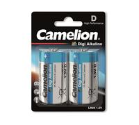BATTERIE E PILE CAMELION Digi LR20 BP2, Alcalina, 21000 mAh, 1,5 V, 2 pezzi