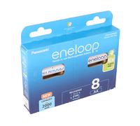 BATTERIE E PILE PANASONIC BK-3MCCE/8BE, AA, NiMH, 1900 mAh, 1,2 V, 8 pezzi