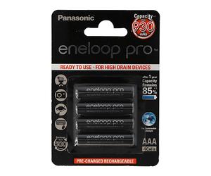 BATTERIE E PILE PANASONIC BK-4HCCE/4BE, AAA, NiMH, 950 mAh, 1,2 V, 4 pezzi