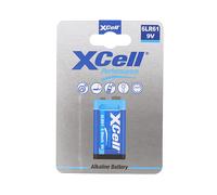 BATTERIE E PILE XCELL 6LR61, 9V, Alcalina, 550 mAh, 9 V