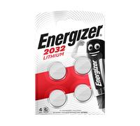 BATTERIE ENERGIZER CR2032, Batteria tampone al litio, 235 mAh, 3 V, Universale, per orologi