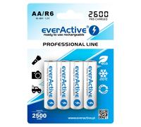 Batterie EverActive R6/AA 2500 mAh 4 pezzi