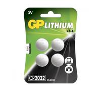 Batterie GP Lithium Knopfzellen CR2032 (4 St) 0602032C4