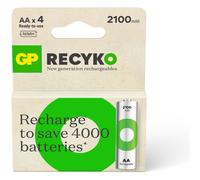 Batterie GP Piles ReCyko AA / R6 2100mAh 4 pezzi.