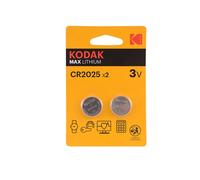 Batterie Kodak Lithium Cr2025 (x2) Argento
