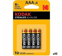 Batterie Kodak Xtralife LR03 AAA 4 Pezzi [10 Unità]