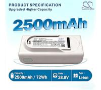 BATTERIE Li-ion 21.6V 2500mAh PF082ULK Per Roborock H60 Hub Pro