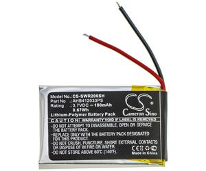 Batterie Li-Polymer 3.7V 180mAh Tipo AHB412033PS Per Sony SW2, Smartwatch 2