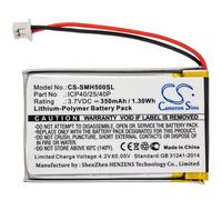 Batterie Li-Polymer 3.7V 350mAh Tipo ICP40/25/40P Per Sena SMH-5