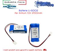 Batterie Li-SOCl2 Per Antifurti 7,2V 2700mAh ER14505