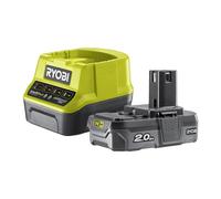Ryobi RC18120-120 Kit Batteria Caricabatteria 18V ONE+ 1x2.0 Ah