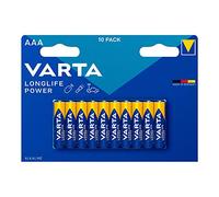 Batterie LONGLIFE POWER AAA - LR03 (BLISTER 10 pezzi) Ø10,5 x 44,5 mm, perfette per l'uso quotidiano. Garantisce la durata dei tuoi dispositivi con qualità e prestazioni eccezionali.