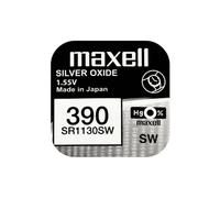 BATTERIE MAXELL SR1130SW, Batteria monouso, 83 mAh, 1.55 V, per Orologi e altri dispositivi