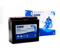 BATTERIA MOTO SCOOTER 12V 10AH CCA-EN 160 A YT12B-BS 150X70X130 EXIDE ET12B-BS