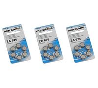 Batterie per apparecchi acustici Renata Maratone Zinc Air ZA 675, confezione da 6