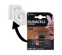 BATTERIE PER DISPOSITIVI ELETTRONICI DURACELL CR2, Litio, 850 mAh, 3 V, 2 pezzi