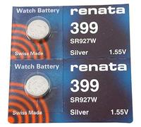 Batterie per orologio Renata #399, 2 pezzi.