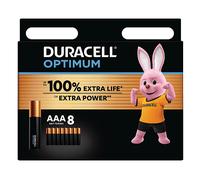 Batterie per uso domestico DURACELL Batterie alcaline Duracell Optimum AAA Mignon 1,5