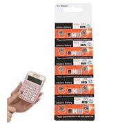 Batterie piccole, batteria a bottone | Batteria a bottone a lunga durata | 10 batterie a disco piccole da 13 mah/18 mah per calcolatrici