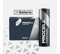 30 pile AA procell constant by duracell batterie stilo alcaline 1,5v 3016mAh