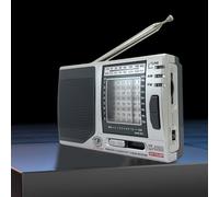 Batterie Radio Portatile AM FM SW con Cavalletto Progettato per la Comodit?? del