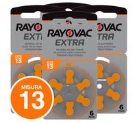 Batterie Rayovac Udivita Powerone Duracell Pile Misure Apparecchi Acustici