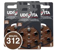 Batterie Rayovac Udivita Powerone Duracell Pile Misure Apparecchi Acustici