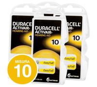 Batterie Rayovac Udivita Powerone Duracell Pile Misure Apparecchi Acustici