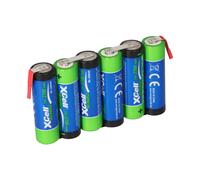 Batterie Ricaricabili 6 Pezzi 7,2V 2700mAh F1x6 Cella AA XCell