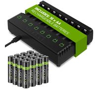 Batterie ricaricabili Venom AA AAA e dock di ricarica: capacità elevata e...