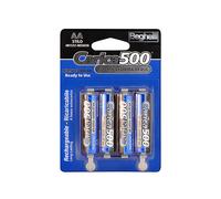 BATTERIE RICARICABILI AA BEGHELLI Carica500 NiMH 1500mAh 4p