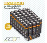 Batterie ricaricabili AA AAA Venom e dock di ricarica - Opzioni di...