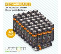 Batterie ricaricabili AA AAA Venom e dock di ricarica - Opzioni di...