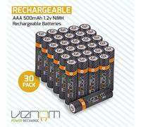 Batterie ricaricabili AA AAA Venom e dock di ricarica - Opzioni di...