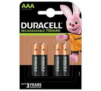 Batterie Ricaricabili DURACELL LR03 750 mAh AAA