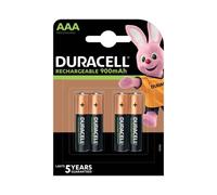 Duracell StayCharged AAA (4pcs) Batteria ricaricabile Mini Stilo AAA Nichel-Metallo Idruro (NiMH)