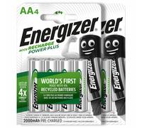 Batterie Ricaricabili Energizer AA Power Plus 2000 mAh 1.2V NiMh Accu HR6