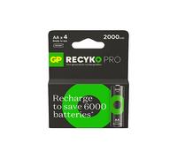 BATTERIE RICARICABILI GP R6 Recyko Pro, Stilo AA (R6), 2000 mAh, Universale