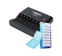 BATTERIE RICARICABILI PANASONIC eneloop Standard HR-3UTGB, AA, NiMH, 2000 mAh, 1,2 V, 8 pezzi