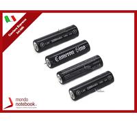 Batterie Ricaricabili Stilo AA NI-Mh 1.2V 2200mAh (4Pz)