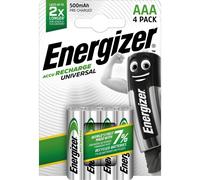 Batterie ricaricabili universali Energizer 500mAh AAA 4 unità
