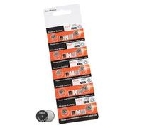 Batterie rotonde piccole, batterie a moneta - Confezione assortita di batterie a lunga durata da 1,55 V - Confezione assortita di batterie a disco AG1 AG4 piccole da 10 x per giocattoli piccoli e