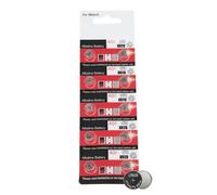 Batterie rotonde, piccole batterie - Batteria a lunga durata 1,55 V AG1 AG4 | Batterie a bottone per calcolatrici, cronometri, giocattoli, dispositivi - Batterie a disco di ricambio 13 mAh / 18 mAh