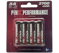 Batterie Stilo NiMh tipo AA 2700 mA 1,2V Pink Performance (4 pz)