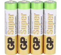 Blister 4 Batterie AAA Mini Stilo GP Super
