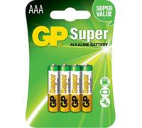 Blister 4 Batterie AAA Mini Stilo GP Super