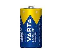 VARTA Longlife Power C Baby LR14 - Batterie alcalina, Made in Germany, Ideali per giocattoli, torce, lettori CD e altri dispositivi a batteria, Confezione da 4