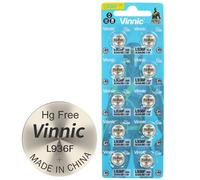 Batterie Vinnic AG9 L936 394 LR45 da 1,5V (10 pezzi)