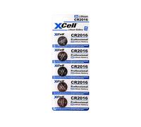 BATTERIE XCELL CR2016, Batteria monouso, 90 mAh, 3 V, per Chiavi auto, telecomandi